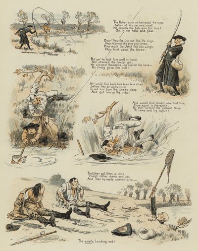 ビッグオールドトラウト（クロモリト） 作： John Charles Dollman